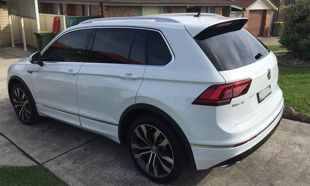 smash and grab tinting porsche vw tiguan