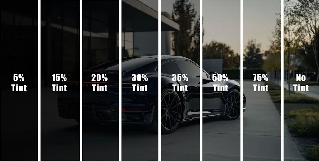 car window tint shades