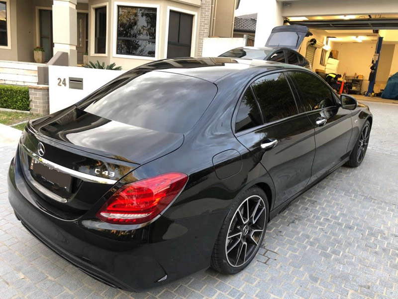 Smash and grab tinting - Sedan Car Window Tint